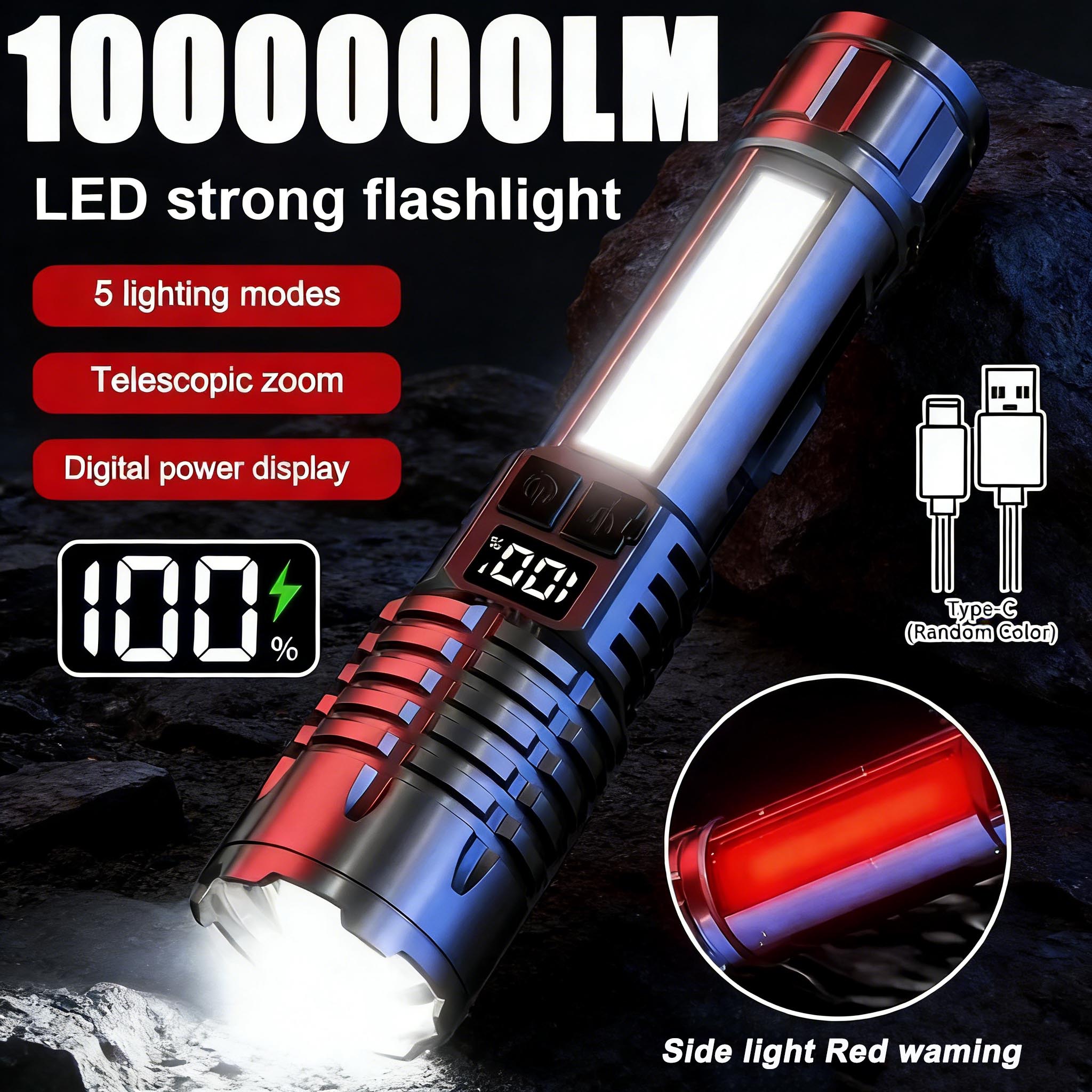 Outdoor Lighting The Range - Lampe torche LED haute puissance à