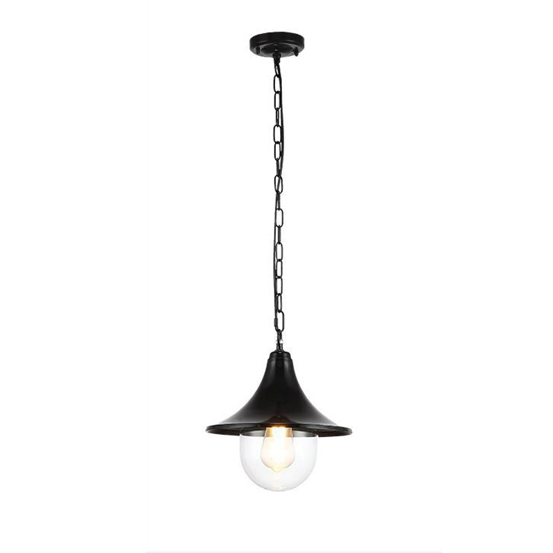 Outdoor Lighting Chandelier - Grand haut-parleur extérieur étanche, luminaire suspendu