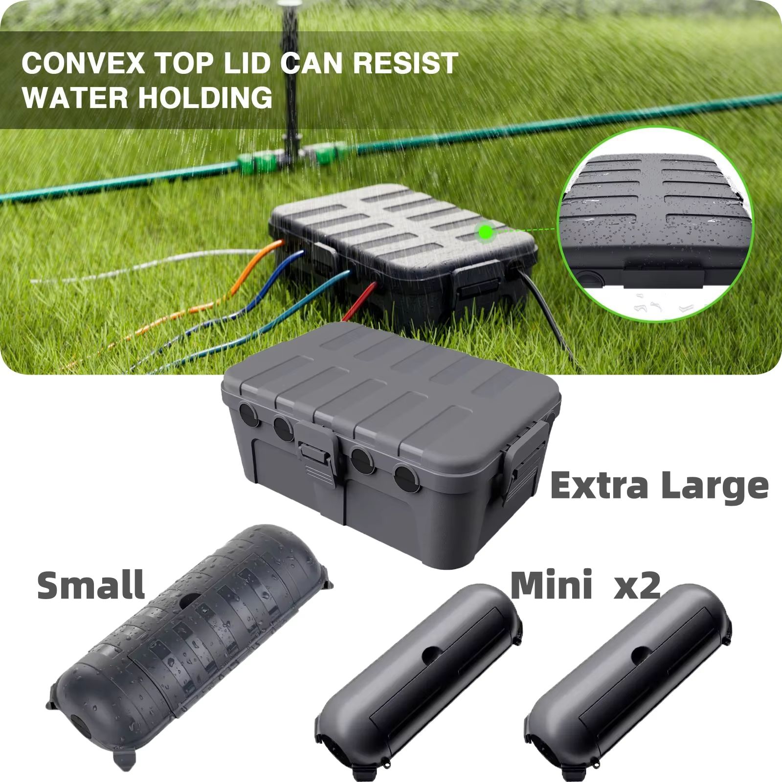 Outdoor Lighting Socket - Grandes boîtes électriques extérieures résistantes aux