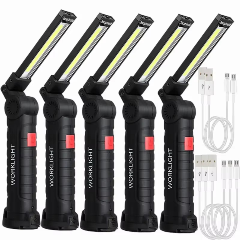 Outdoor Lighting Rechargeable - Lampe de poche LED COB Portable,
