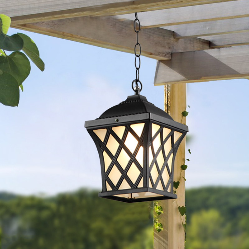Outdoor Lighting Chandelier - Lampe LED Suspendue au Design Rétro