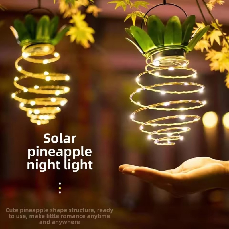 Solar Lantern Hanging - Guirlande lumineuse solaire LED en fil