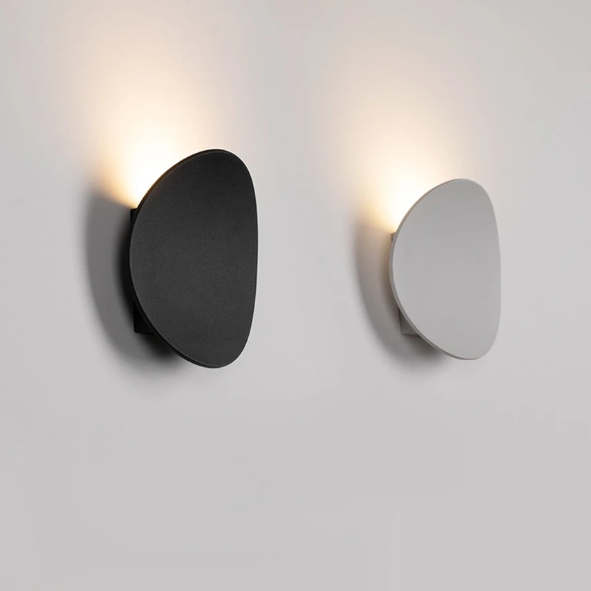 Outdoor Lighting No Wiring - Moderne LED NikApplique Murale En Aluminium