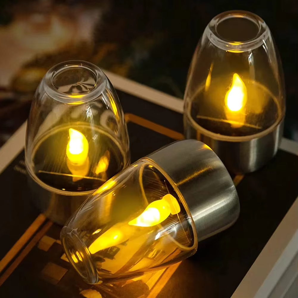 Outdoor Lighting Under Pergola - LED en acier inoxydable bougies solaires