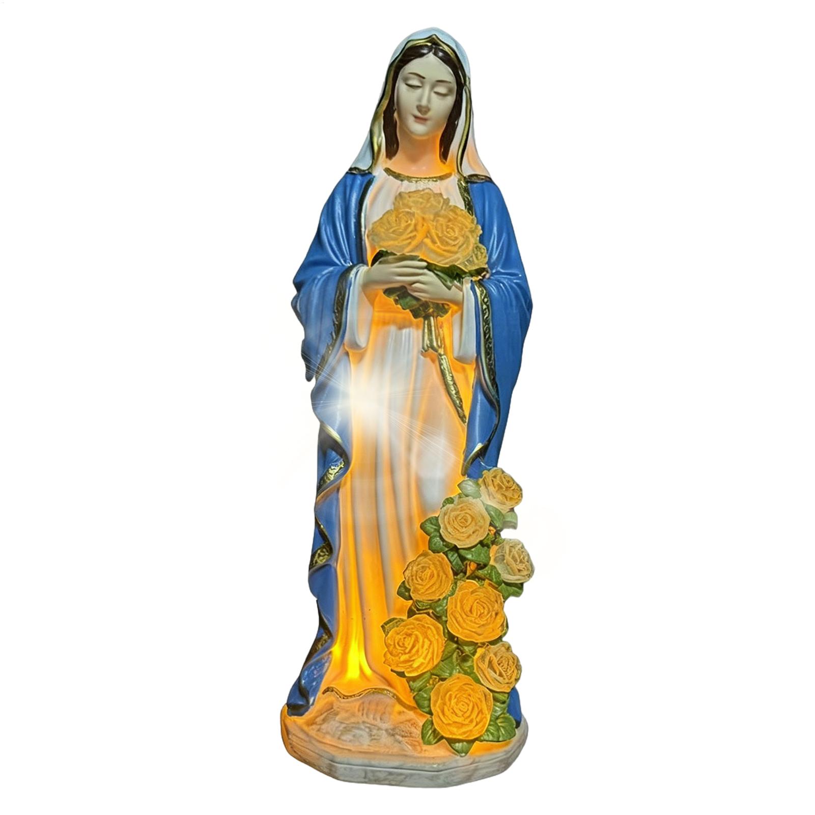 Outdoor Lighting For Backyard - Lampe de jardin Vierge Marie, décoration