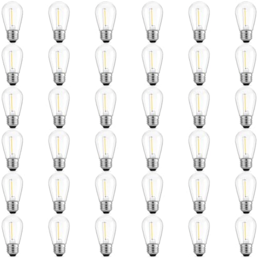 Outdoor Lighting Battery - Lot de 36 ampoules LED S14