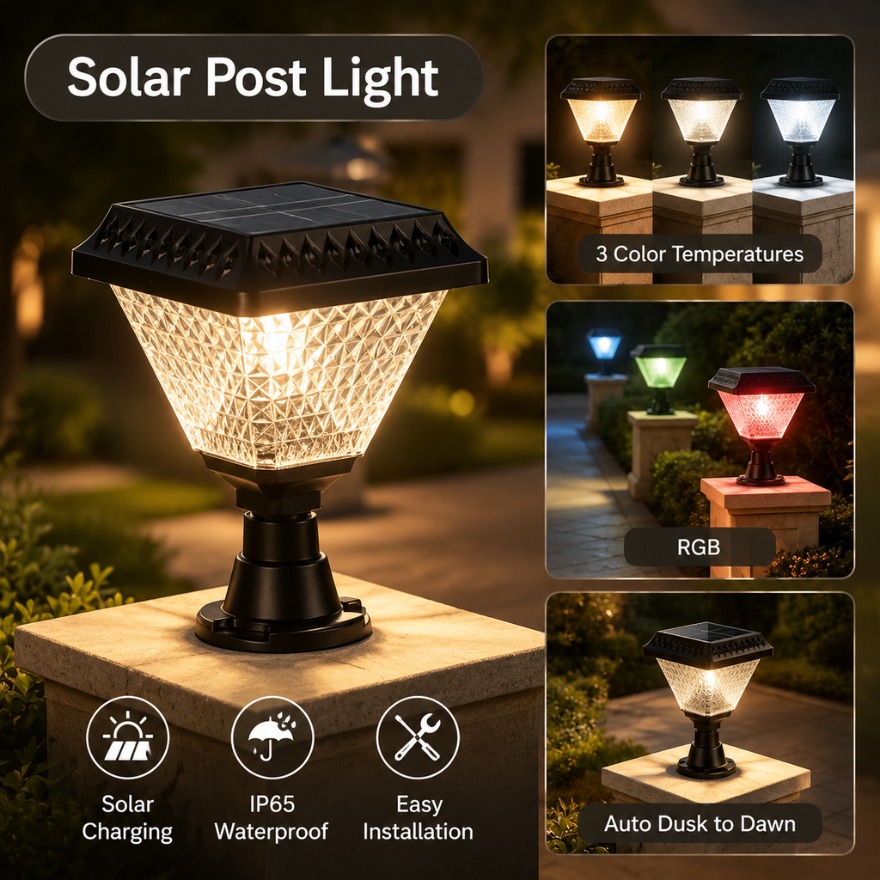 Dusk To Dawn Bulb - Lampe solaire extérieure à LED pour