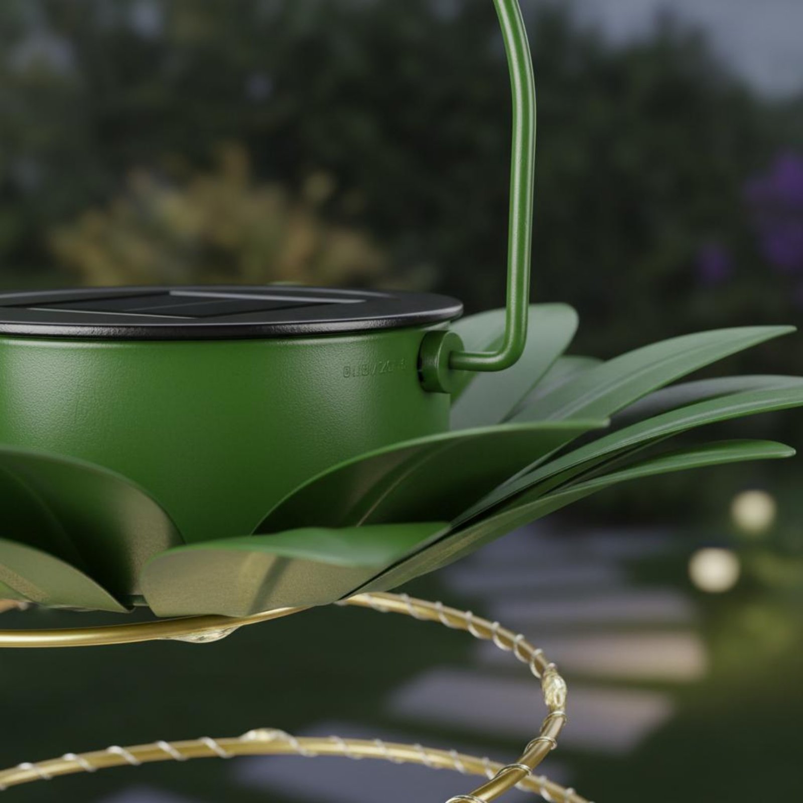 Solar Lantern Hanging - Lampe solaire en forme d'ananas, lanterne