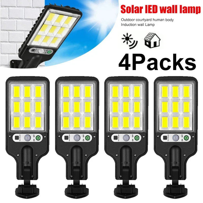 Outdoor Lighting Rechargeable - Lampe murale solaire LED puissante pour
