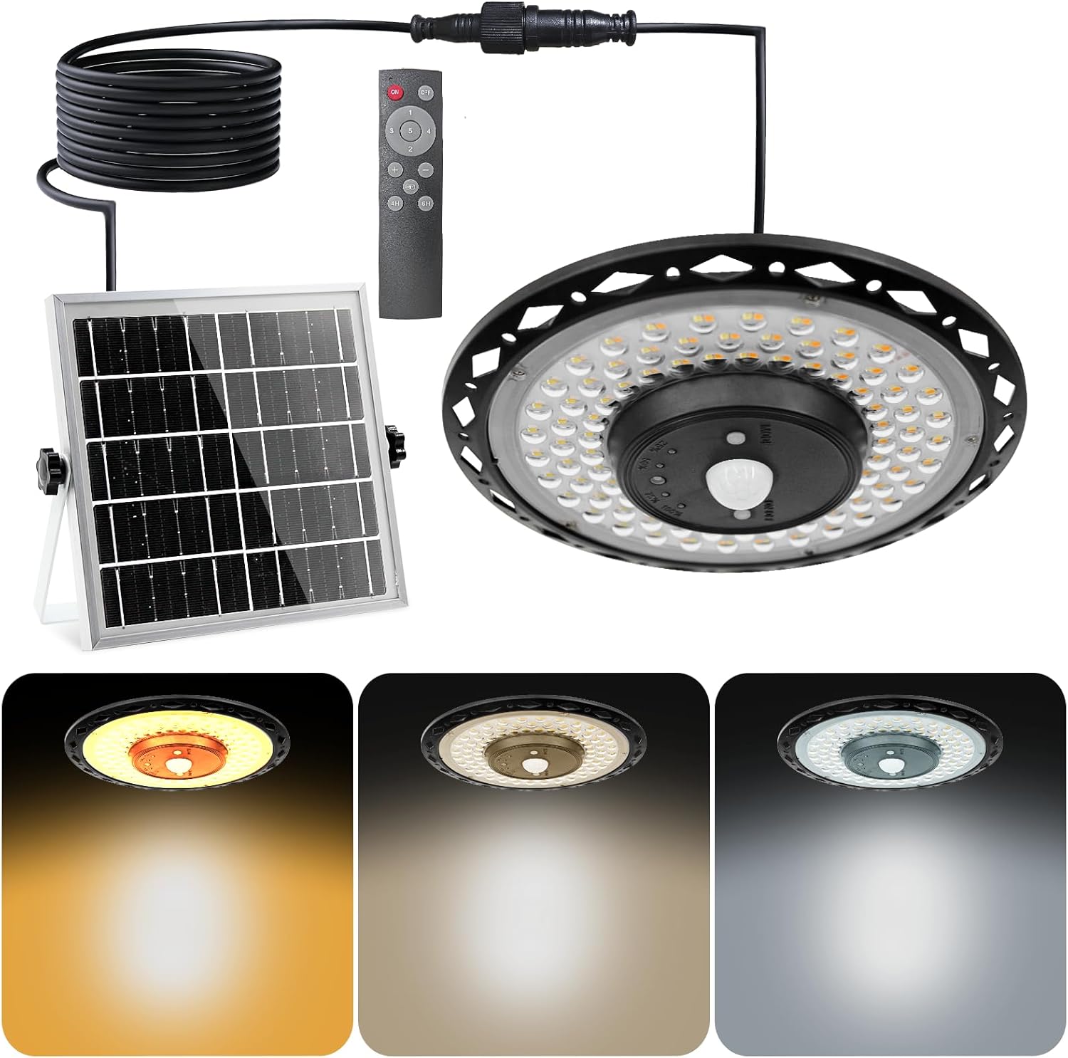 Outdoor Lighting Experts - Réverbère solaire extérieur UFO, conception de
