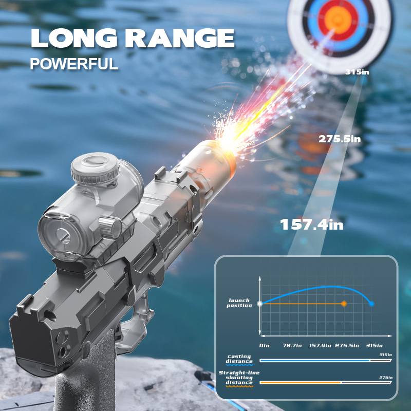 Outdoor Lighting The Range - Pistolet à eau électrique automatique à