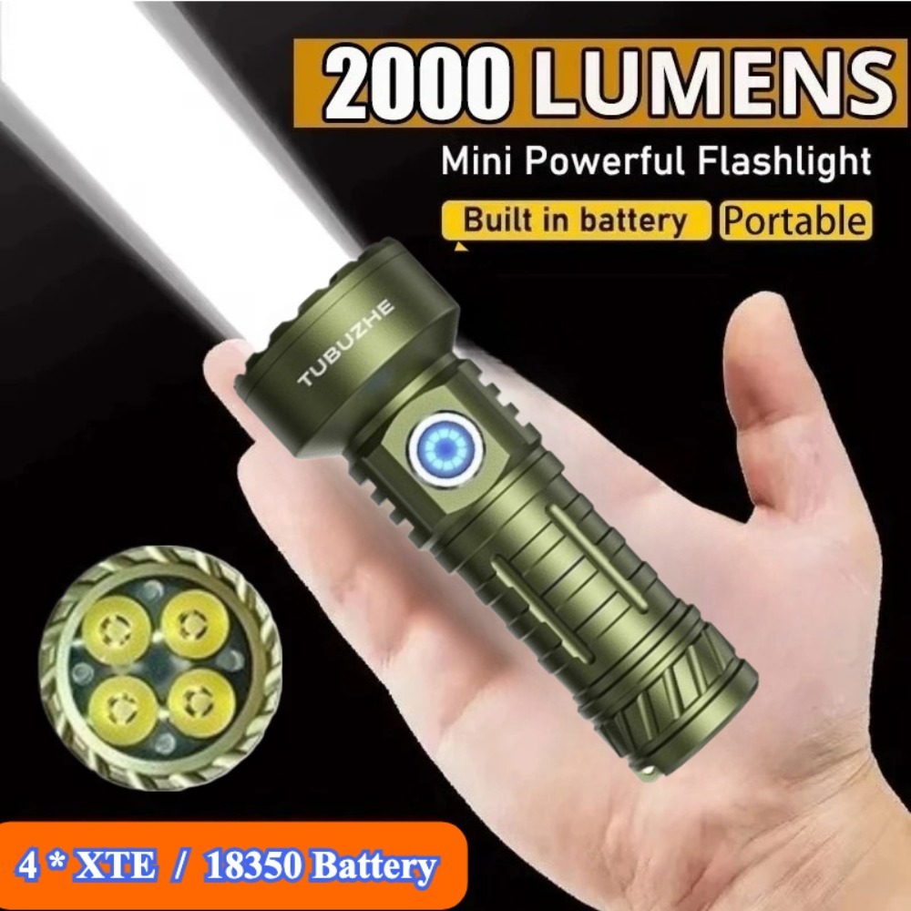 Outdoor Lighting The Range - Mini torche en acier ultra-lumineuse à
