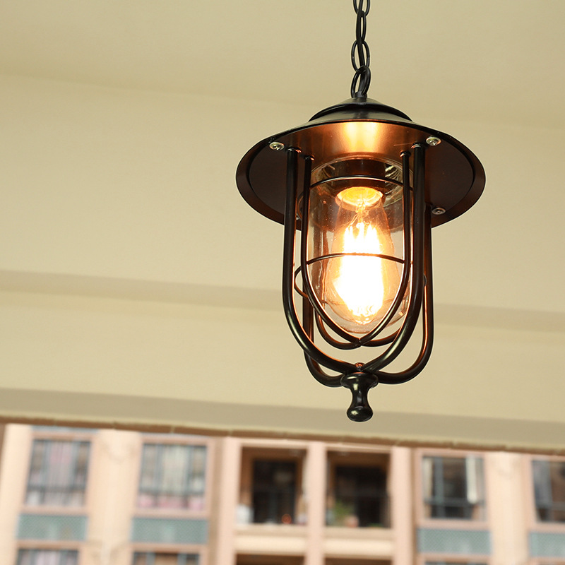Outdoor Lighting Chandelier - Lustres d'extérieur vintage, lampe en verre