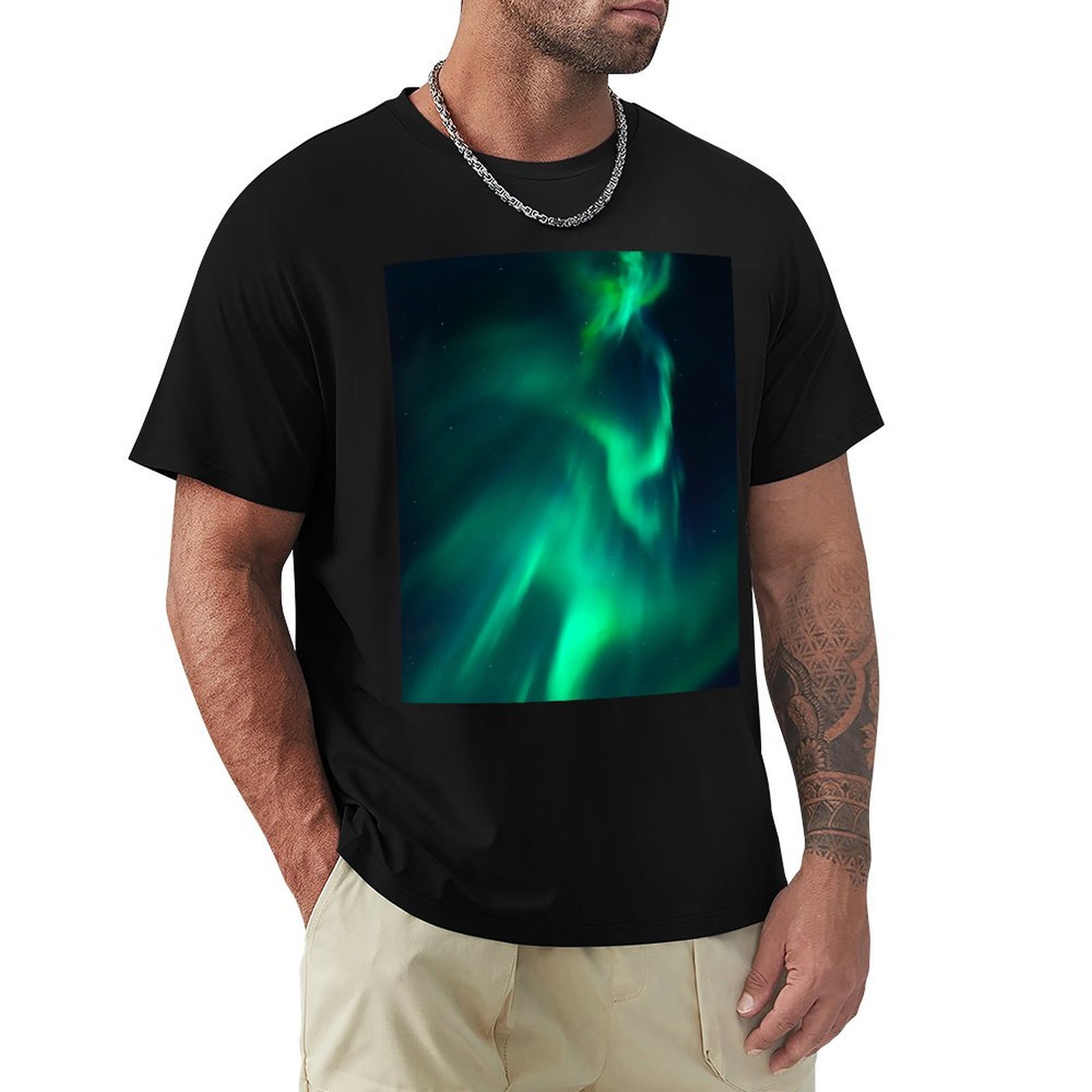 Outdoor Lighting Not Working - T-shirt Aurora Borealis Northern Lights pour