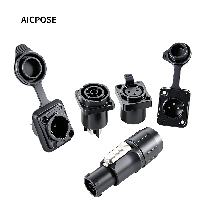 Outdoor Lighting Socket - 10 connecteurs d'alimentation Powercon True 1