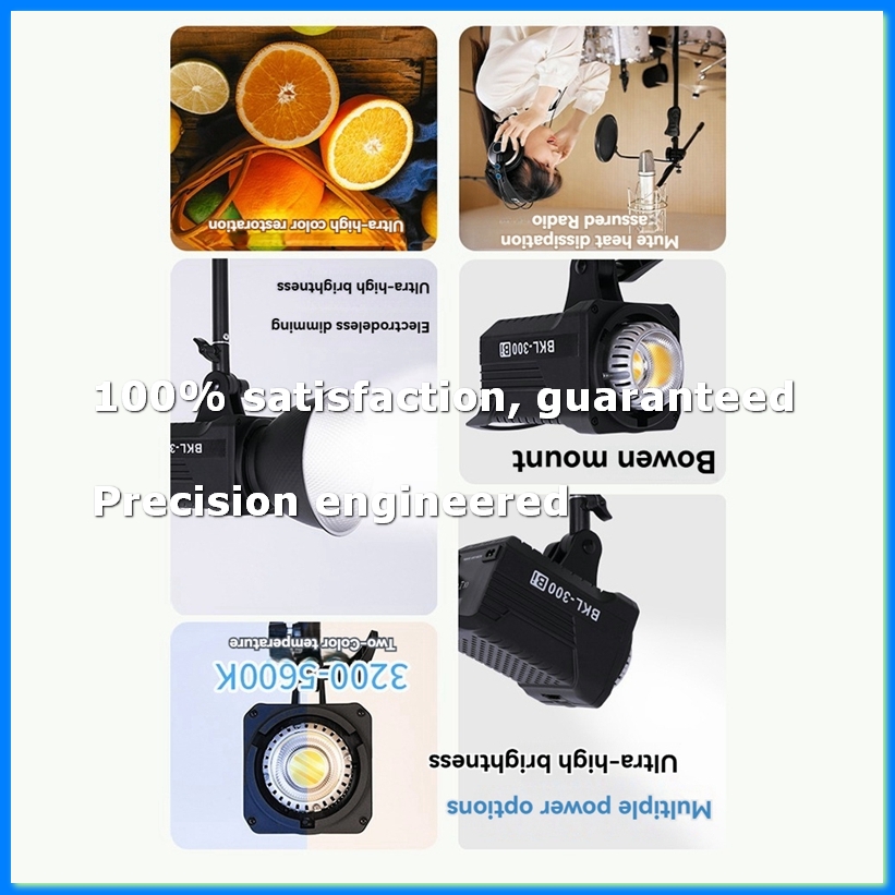 Outdoor Lighting Socket - Lumière vidéo Bi LED 300W, éclairage