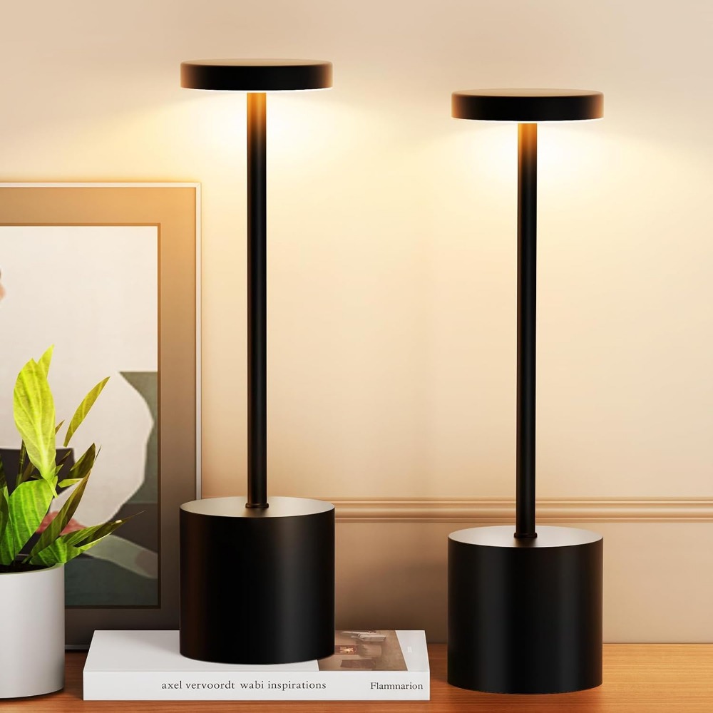Outdoor Lighting Battery - Ensemble de lampes de table sans