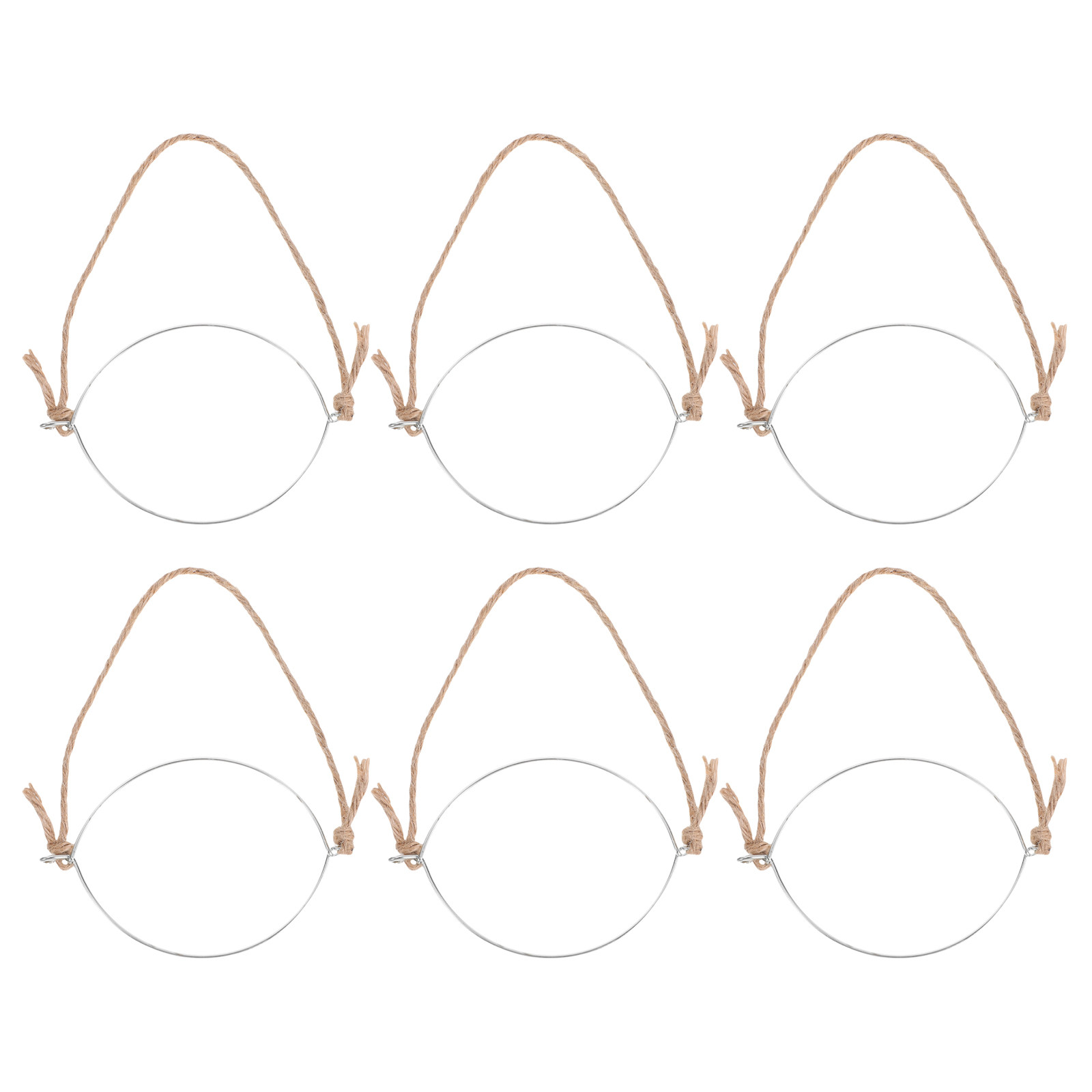 Solar Lantern Hanging - 6 supports pour bocaux Mason en