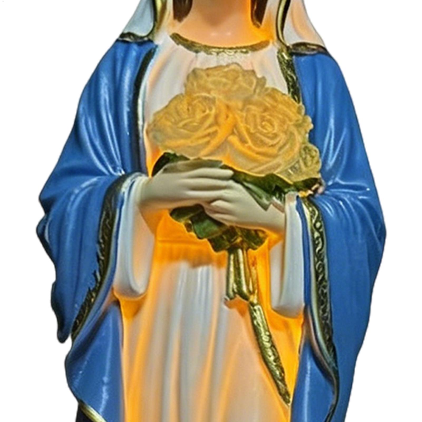 Outdoor Lighting For Backyard - Statue solaire de la Vierge Marie,