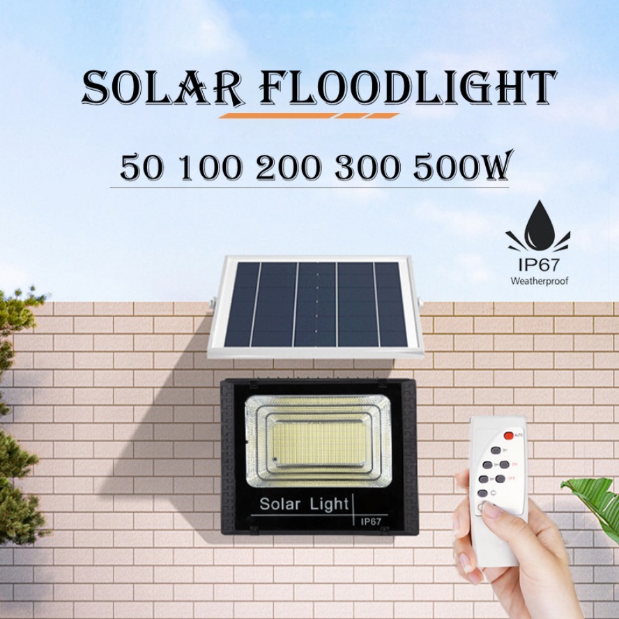 Zumtobel Outdoor Lighting - 500W grande batterie panneaux solaires projecteur