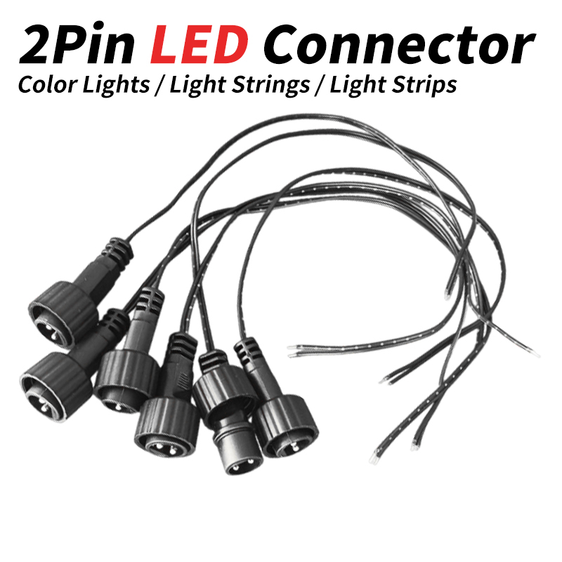 Outdoor Lighting Experts - Connecteur LED 2 broches avec fil