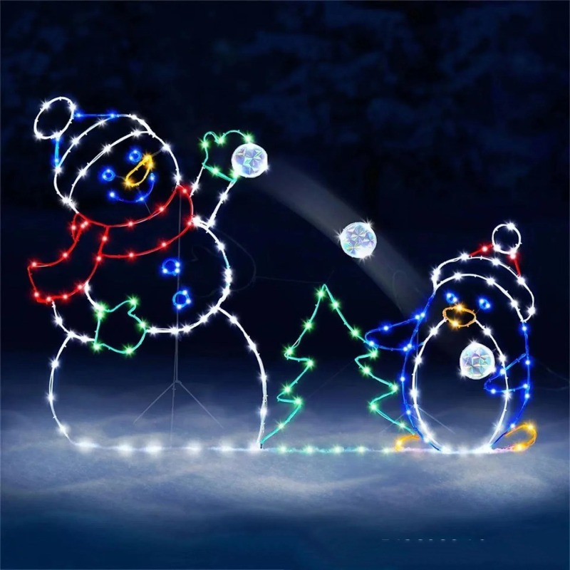 Boule de neige lumineuse LED,  - Outdoor Xmas Lighting Ideas avis et prix
