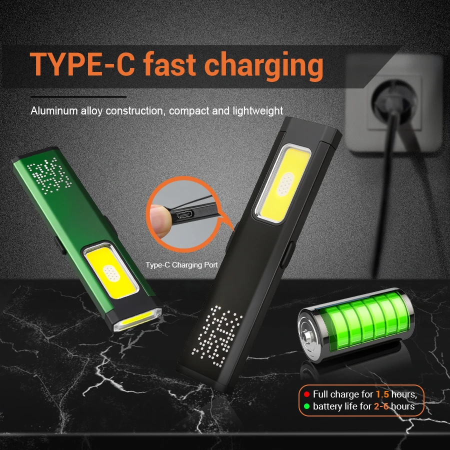 Mini lampe torche LED recharge - Lighting Fixture Outdoor avis et prix