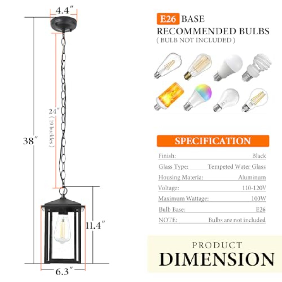 Luminaires suspendus d'extérie - Outdoor Lighting Chandelier avis et prix