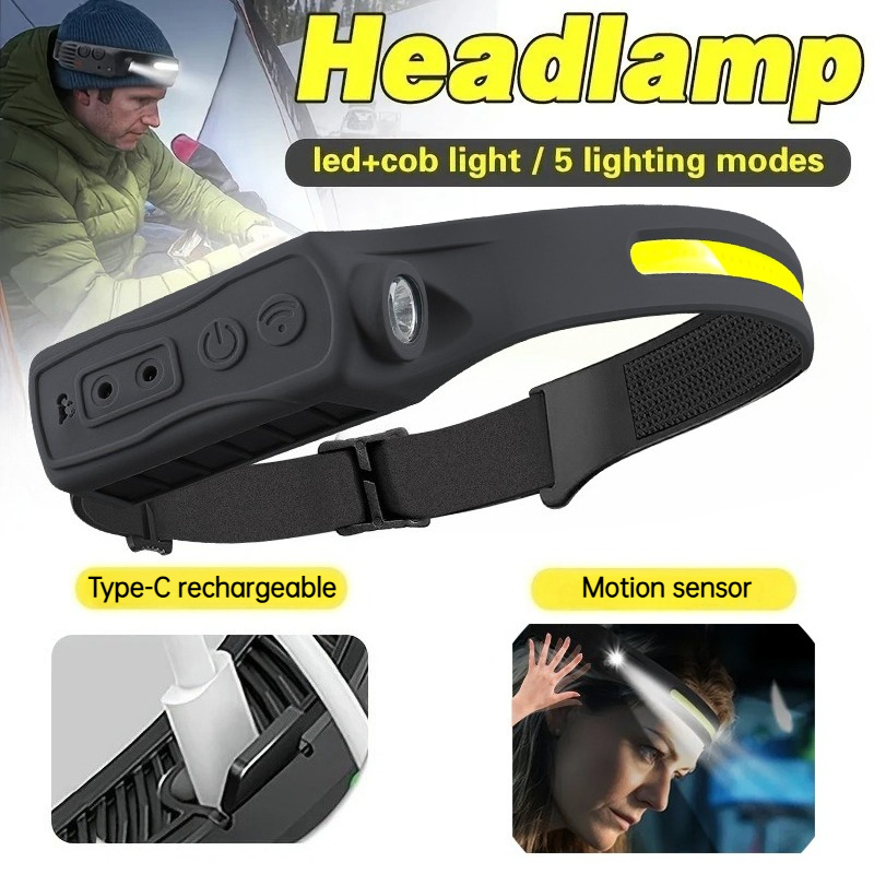 Lampe frontale puissante à cap - Outdoor Lighting Sensor avis et prix