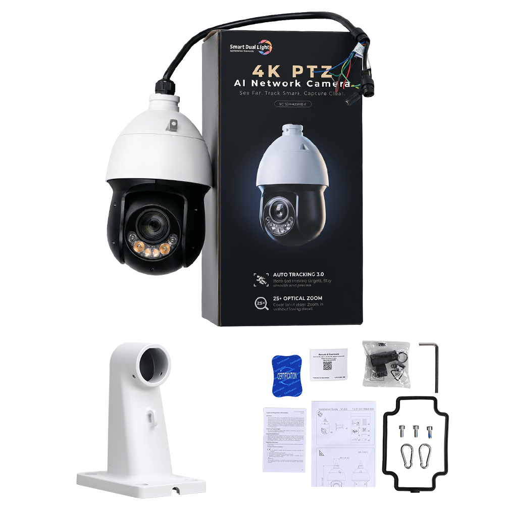 Caméra PTZ intelligente 8MP 25 - Outdoor Lighting Expressions avis et prix