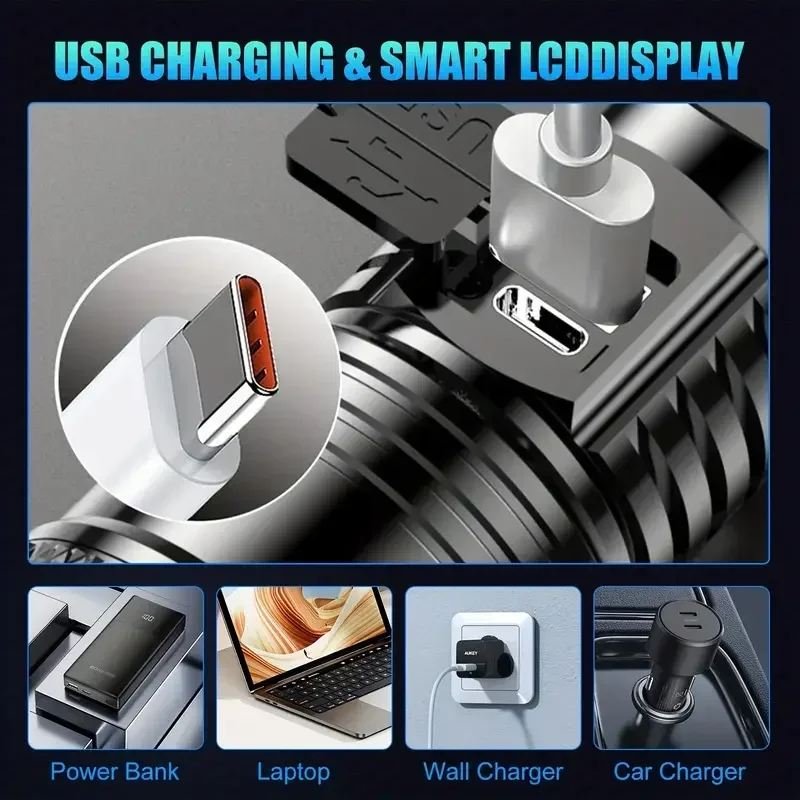 Lampe de poche LED très brilla - Outdoor Lighting Rechargeable avis et prix
