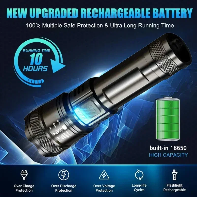 Lampe de poche LED très brilla - Outdoor Lighting Rechargeable avis et prix