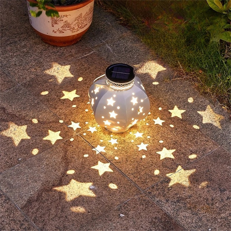 Lampe projecteur étoile de jar - Solar Lantern Hanging avis et prix