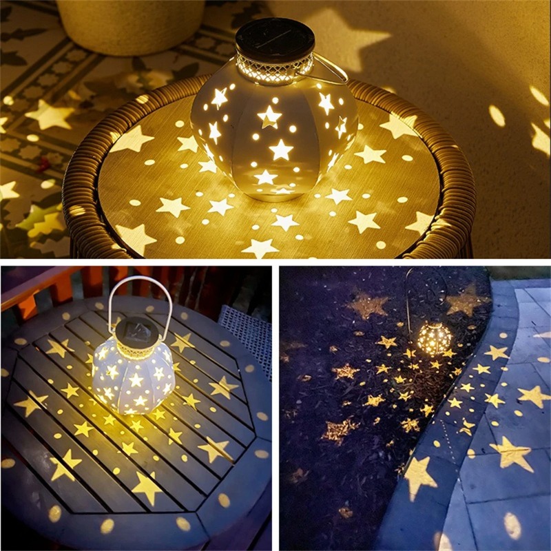 Lampe projecteur étoile de jar - Solar Lantern Hanging avis et prix