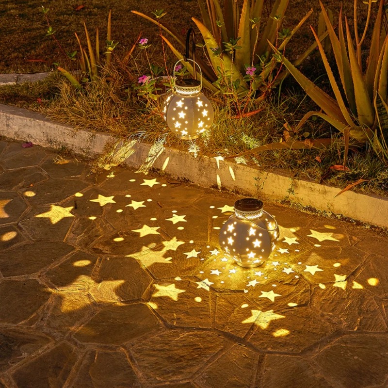 Lampe projecteur étoile de jar - Solar Lantern Hanging avis et prix