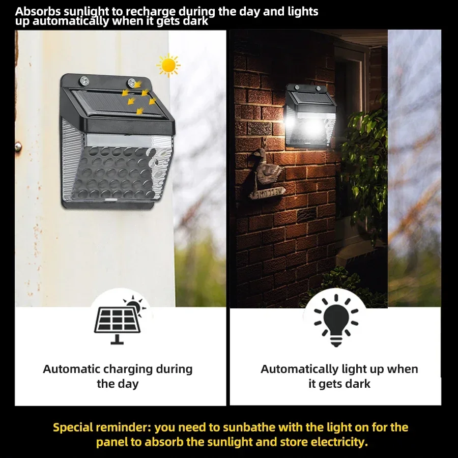 Lampe solaire LED avec capteur - Outdoor Lighting Sensor avis et prix