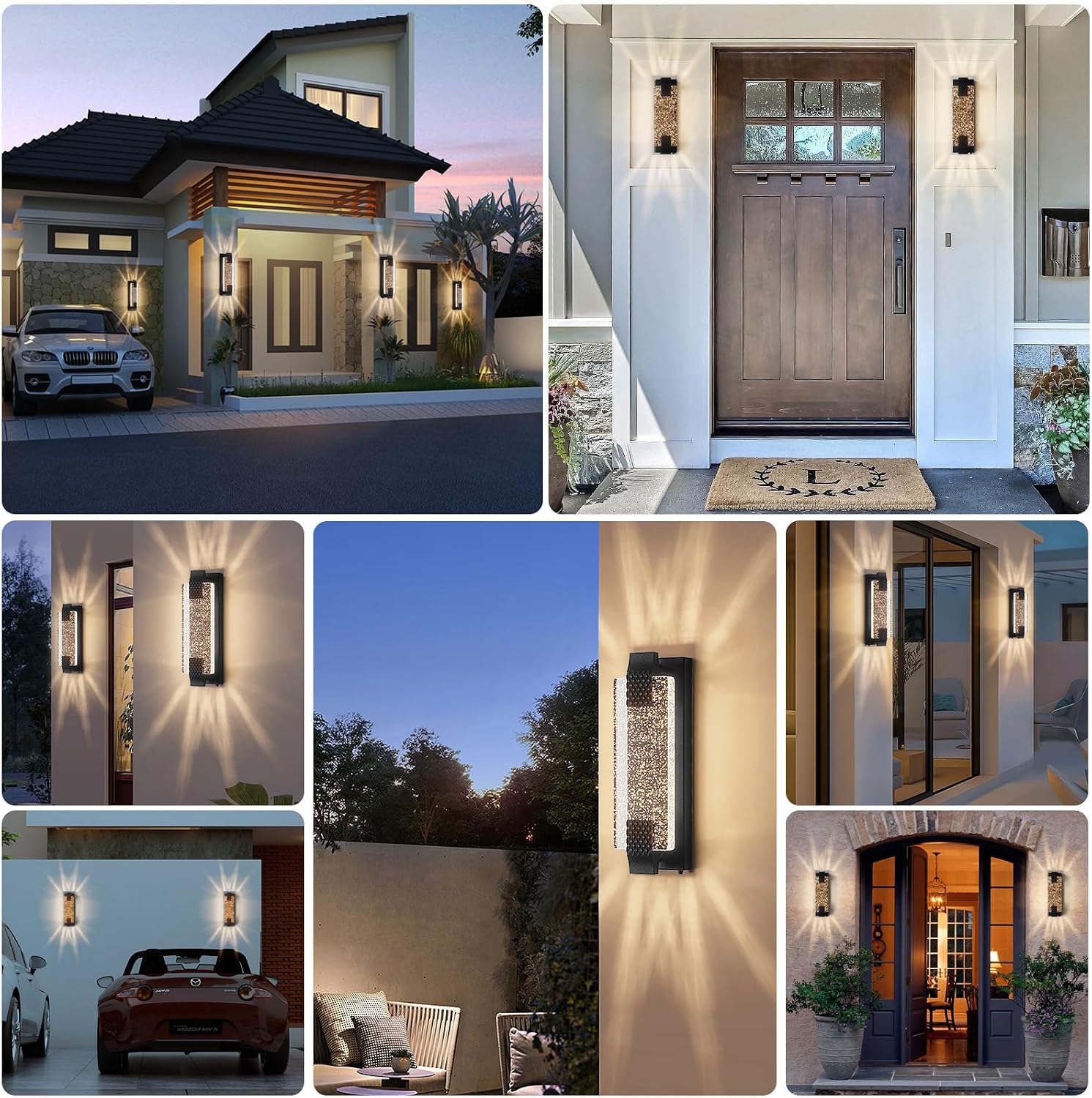 Lumière de porche extérieure L - Outdoor Lighting Sconce avis et prix
