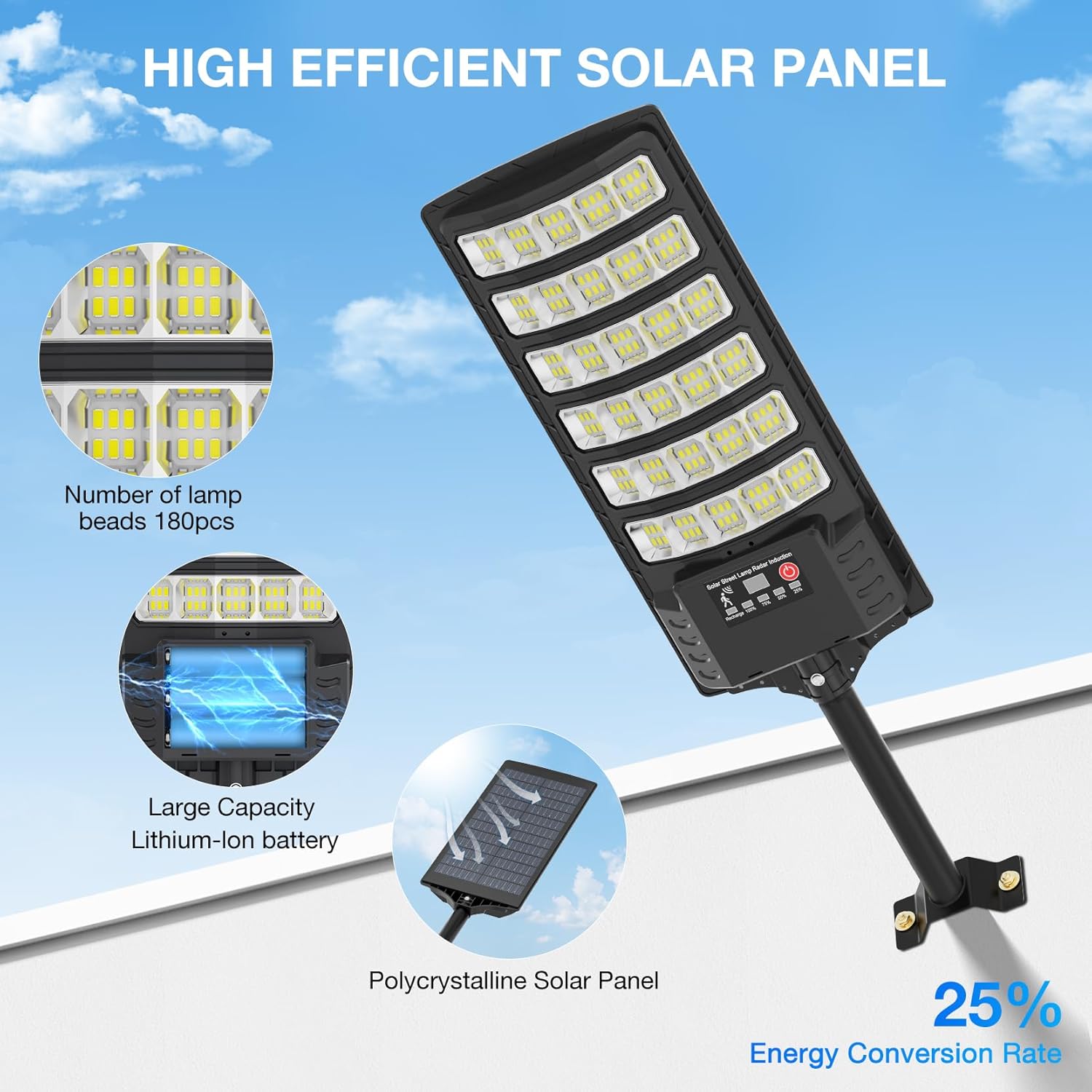 Lampadaire solaire avec suppor - Dusk To Dawn Bulb avis et prix