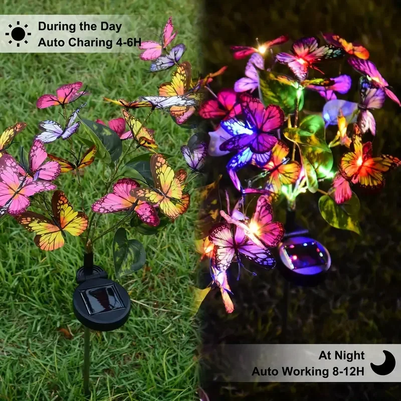 Le jardin solaire de papillon  - Outdoor Lighting For Backyard avis et prix