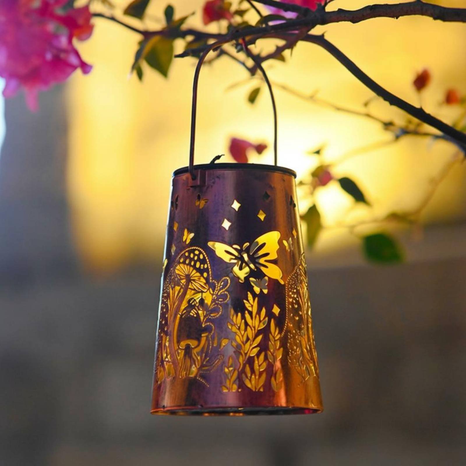 Lanterne de jardin à motif flo - Solar Lantern Hanging avis et prix