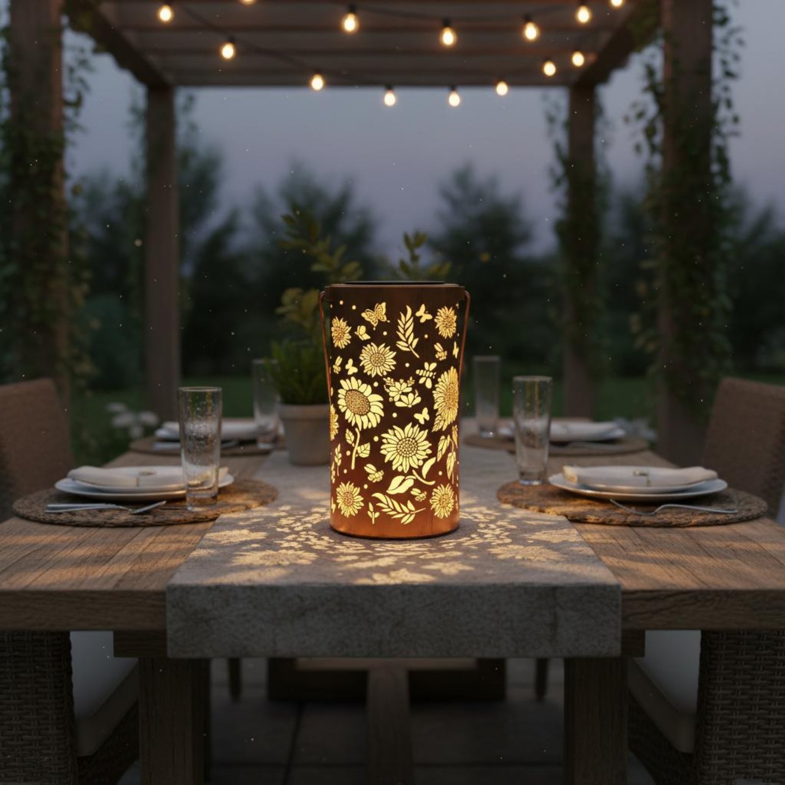 Lanterne solaire colorée à eff - Solar Lantern Hanging avis et prix