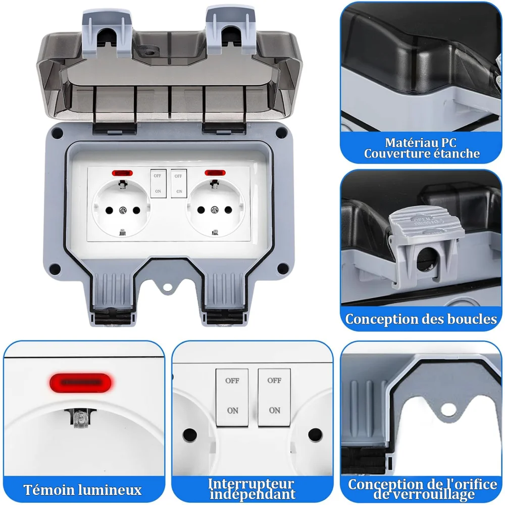 Prise extérieure de style euro - Outdoor Lighting Socket avis et prix