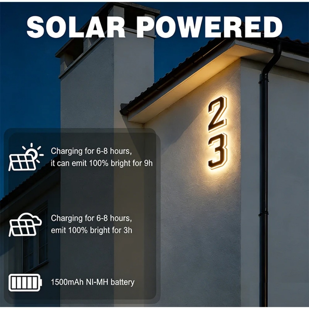 Nouvelle plaque de numéro de m - Outdoor Lighting Experts avis et prix