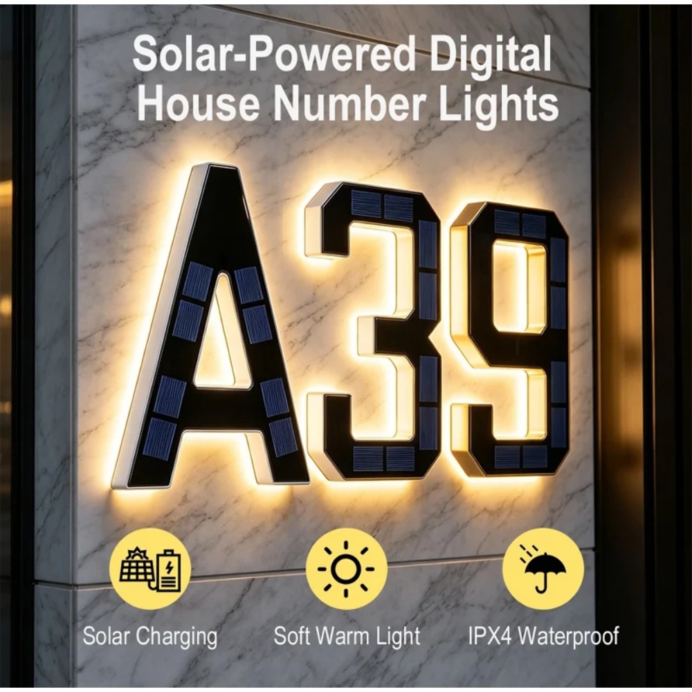Nouvelle plaque de numéro de m - Outdoor Lighting Experts avis et prix