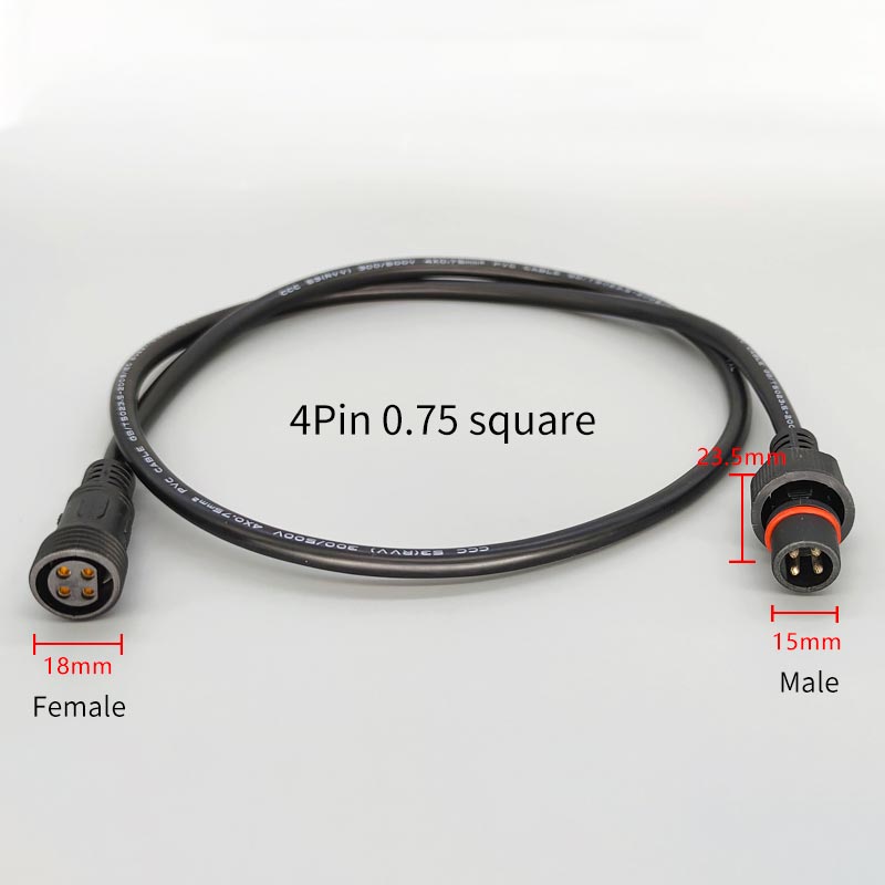 Câble de prise mâle femelle 4  - Outdoor Lighting Extension Cable avis et prix