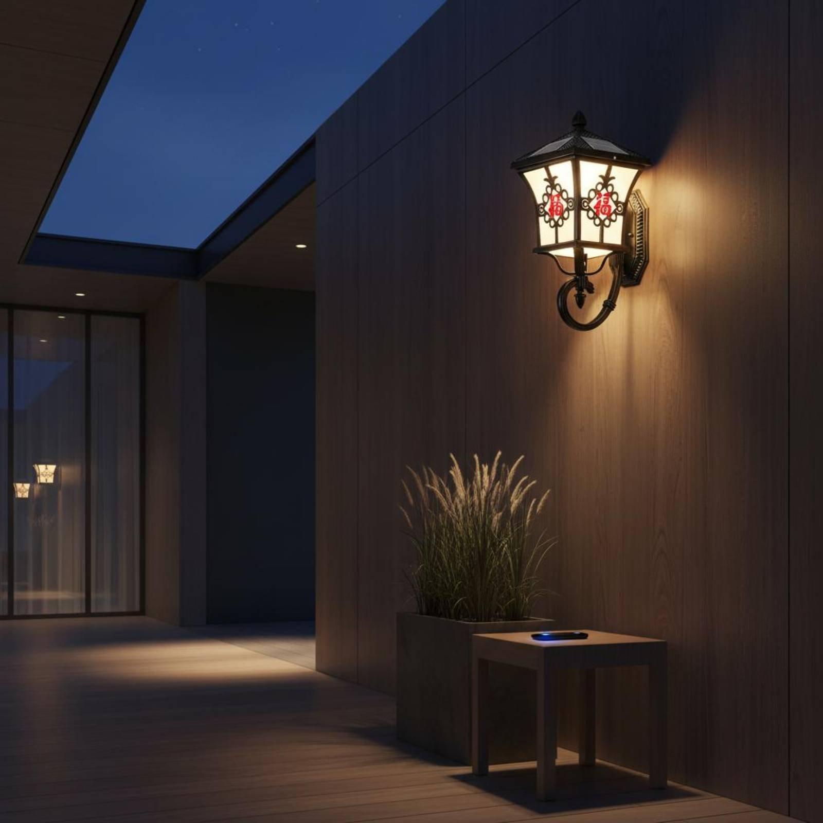 Lampe murale solaire LED d'ext - Wall Lighting Outdoor avis et prix