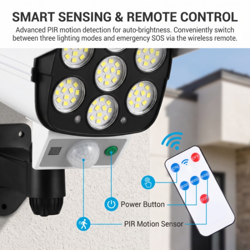 Projecteur LED solaire de sécu - Dusk To Dawn Bulb avis et prix