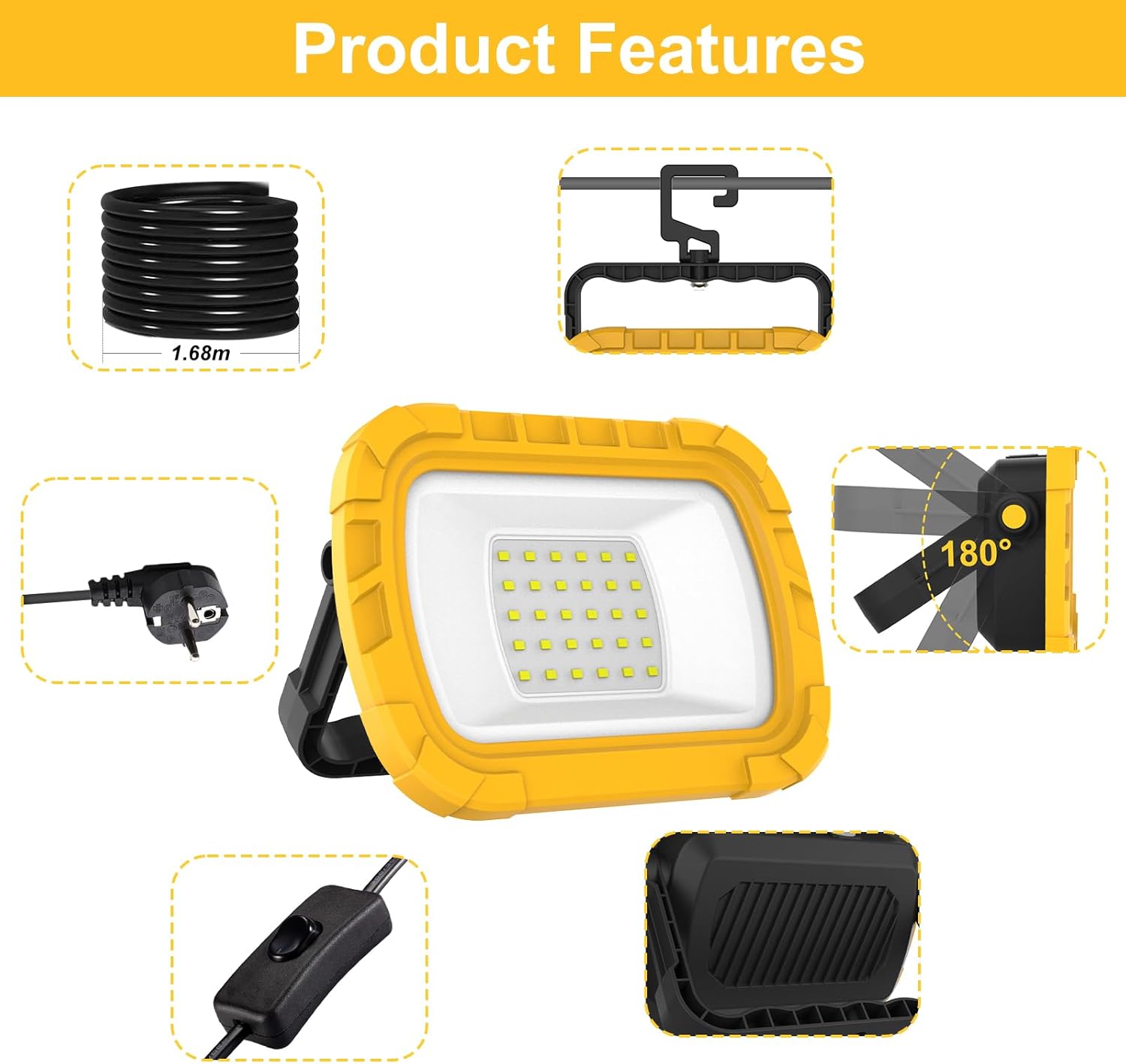 Projecteur portable 30 LED, 10 - Outdoor Lighting Not Working avis et prix