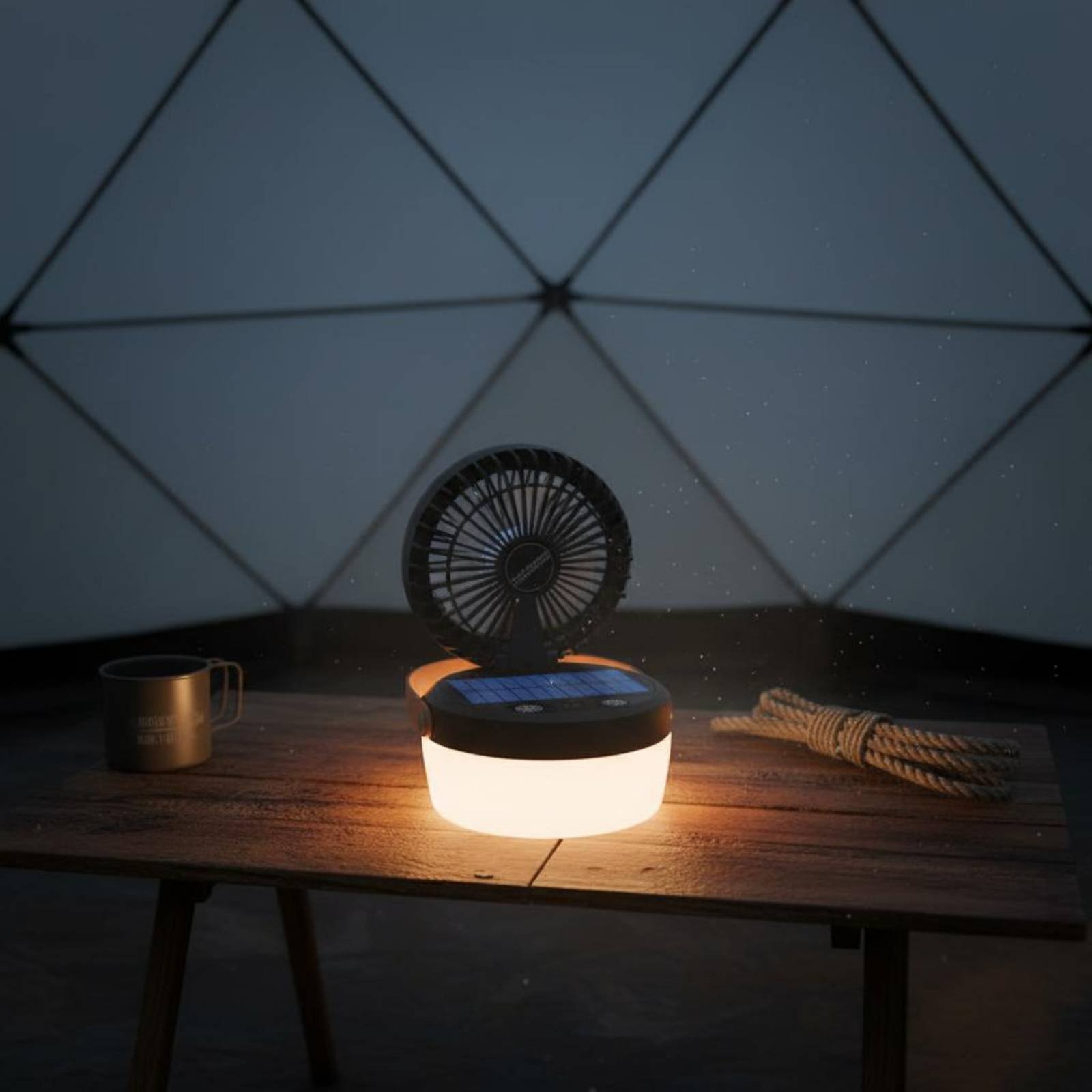 Ventilateur solaire de camping - Solar Lantern Hanging avis et prix