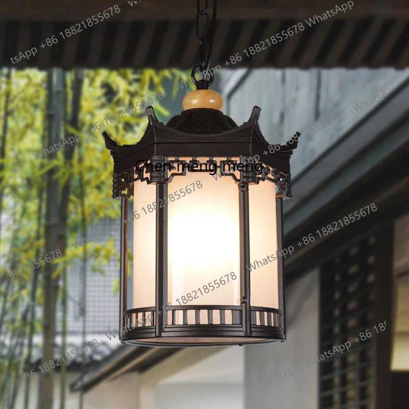 Lustre pavillon chinois antiqu - Outdoor Lighting Chandelier avis et prix